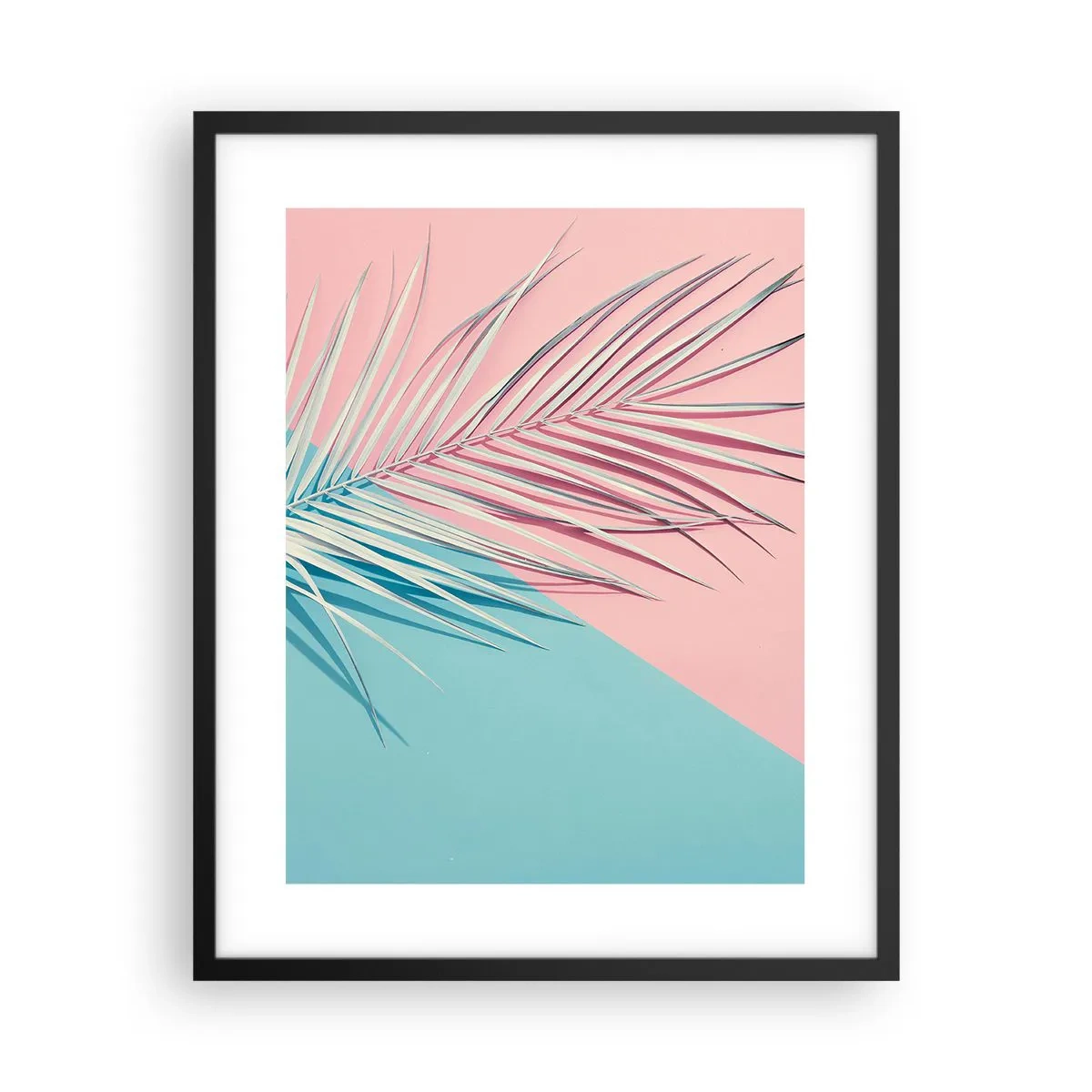 Affisch i svart ram - Tropisk impression - 40x50 cm