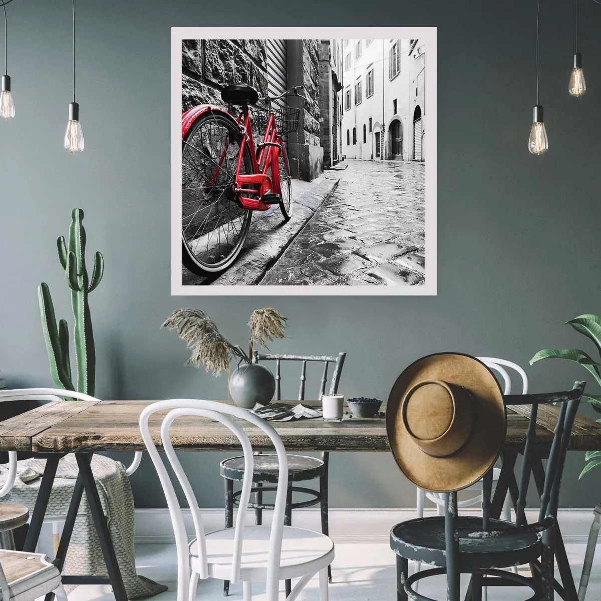 Affisch - Den riktiga skönheten åldras inte - 50x50 cm