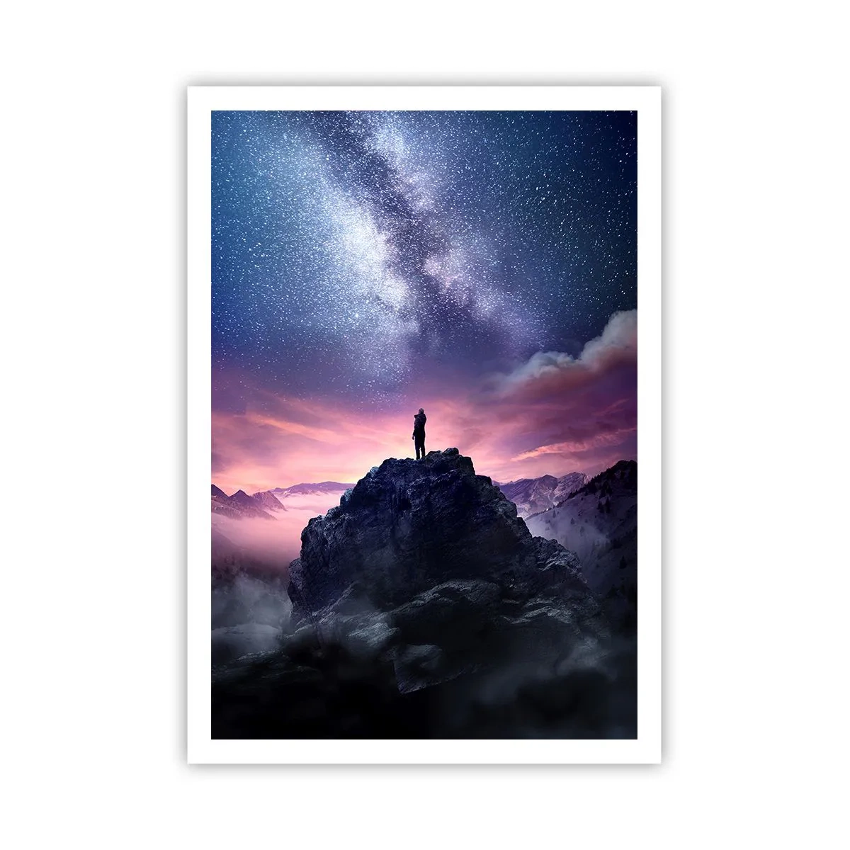 Affisch - Och han kände livet - 70x100 cm