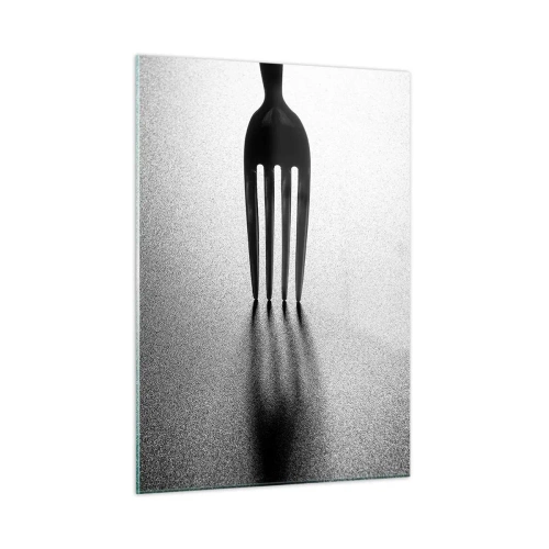 Glastavla - Bild på glas - Ljus och skugga - 50x70 cm