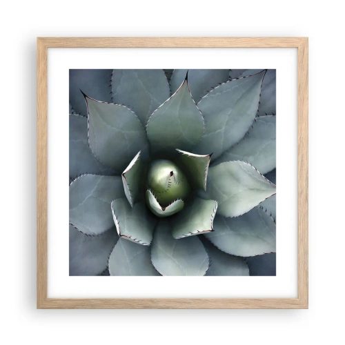 Affisch i ram av ljusek - Lockar och varnar - 40x40 cm