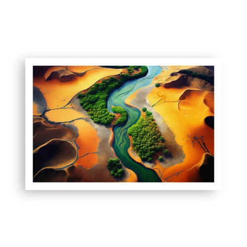Affisch - Livgivande flod - 91x61 cm