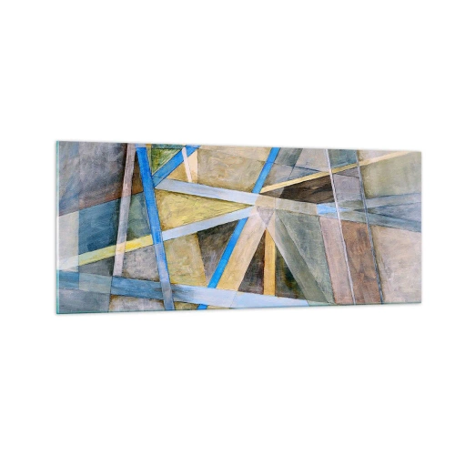 Glastavla - Bild på glas - Rakt fram eller diagonalt? - 100x40 cm