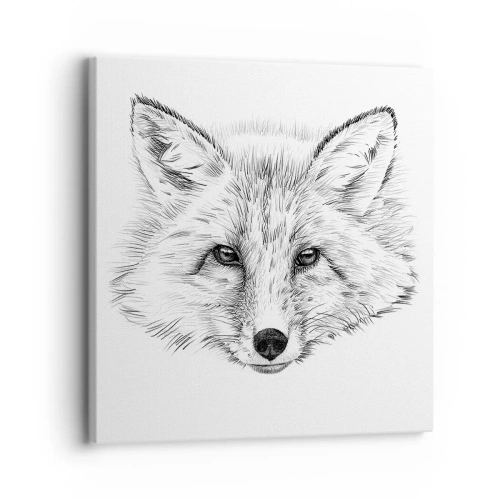 Canvastavla - Bild på duk - Kan dessa ögon ljuga? - 30x30 cm