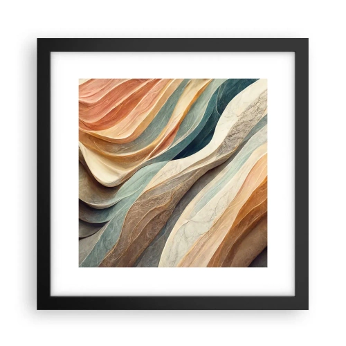 Affisch i svart ram - Ögonblick före förändring - 30x30 cm