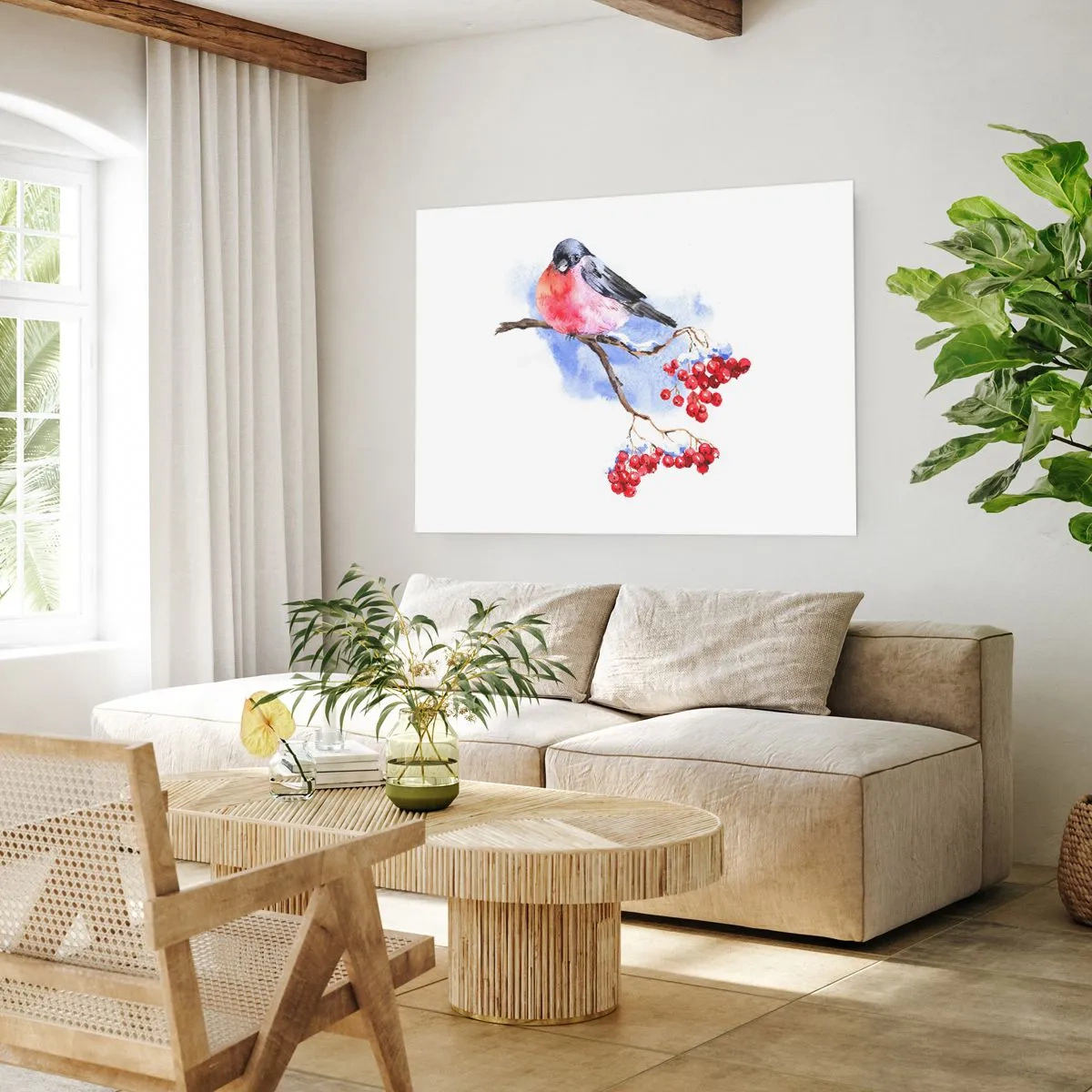 Affisch - Vinter i färger - 100x70 cm