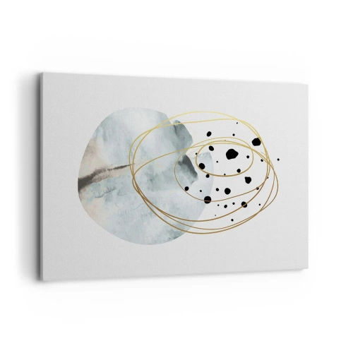 Canvastavla - Bild på duk - I rummets famn - 100x70 cm