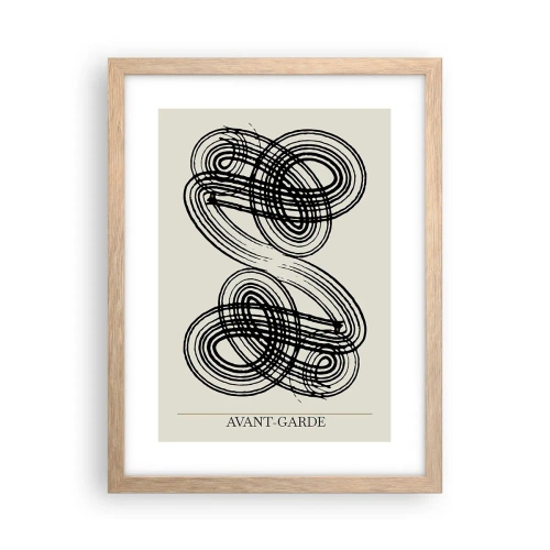 Affisch i ram av ljusek - Det kom ut spontant - 30x40 cm