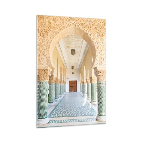 Glastavla - Bild på glas - Från Scheherazades sagor - 80x120 cm