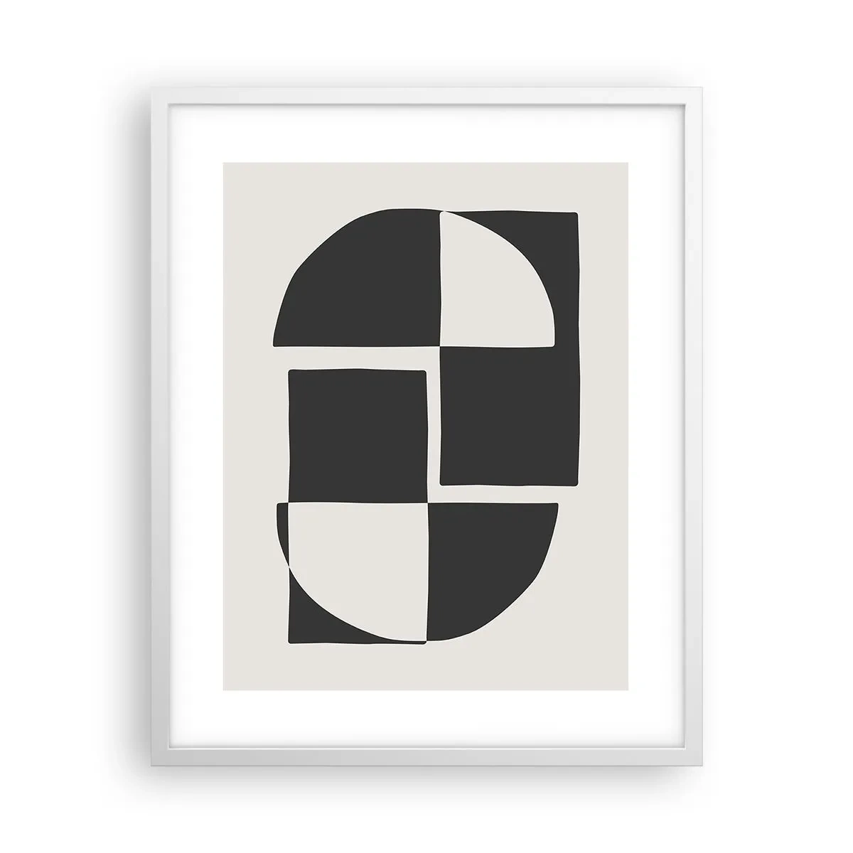 Affisch i vit ram - Antites – syntes - 40x50 cm