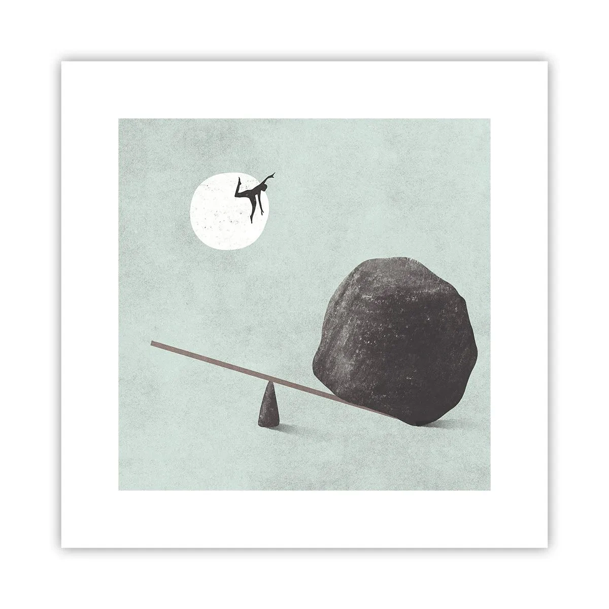Affisch - Uppfylld dröm - 30x30 cm
