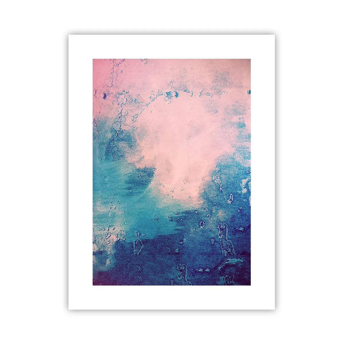 Affisch - Blåa famnar - 30x40 cm