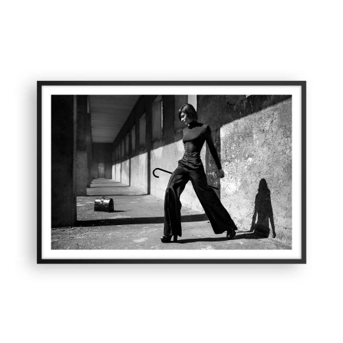 Affisch i svart ram -  Stadselegans - 91x61 cm