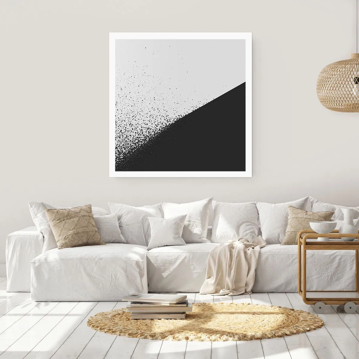 Affisch - Snabbare, mer - 60x60 cm