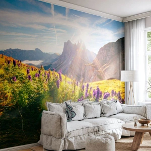 Fototapet Premium Sand - Örternas hemliga liv - Landskap, Berg, Bergsstigar - 450x315 cm
