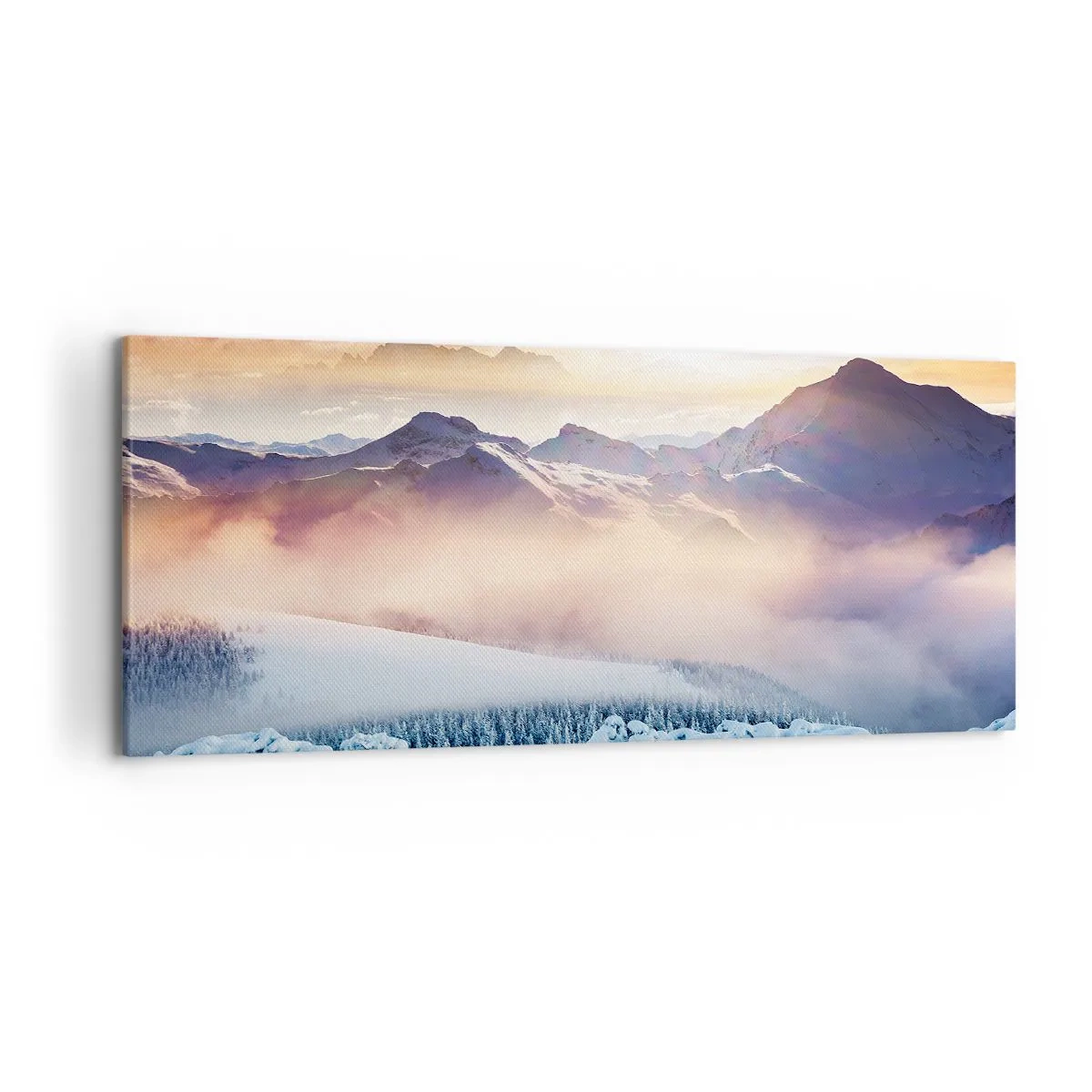 Canvastavla - Bild på duk - Naturens styrka och renhet - 120x50 cm