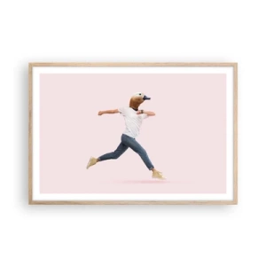 Affisch i ram av ljusek - En nypa absurd - 91x61 cm