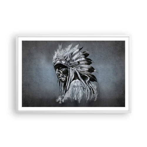 Affisch i vit ram - Tillbaka till rötterna - 91x61 cm