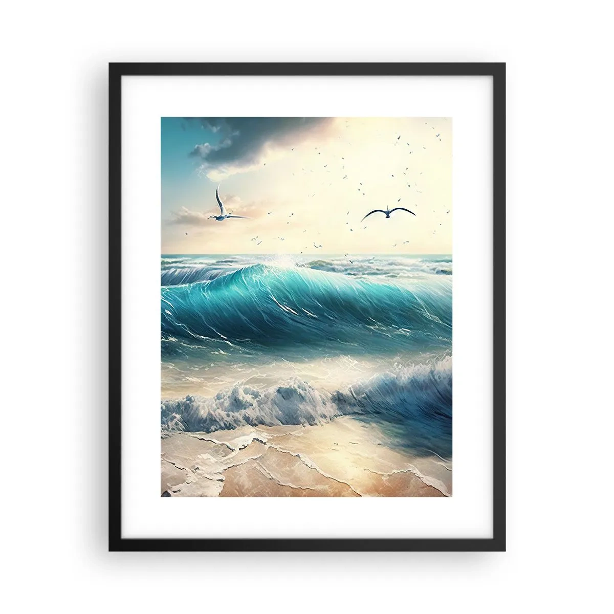 Affisch i svart ram - Ljuder endast för dig - 40x50 cm