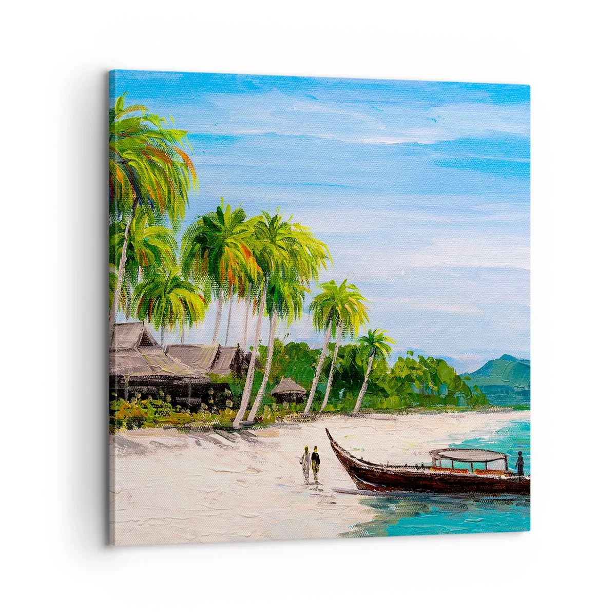 Canvastavla - Bild på duk - En exotisk dröm - 60x60 cm