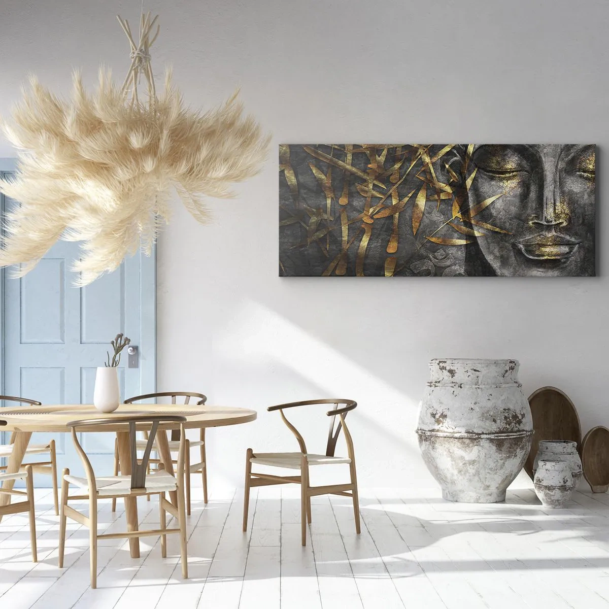 Canvastavla - Bild på duk - Känn lugnet - 120x50 cm