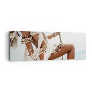 Canvastavla - Bild på duk - Solens prästinna - 90x30 cm