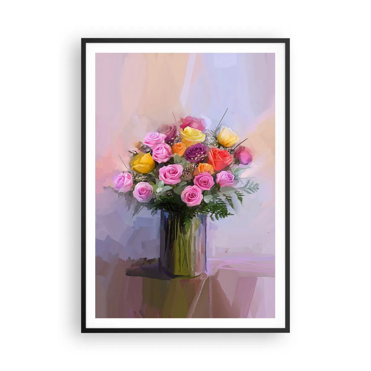 Affisch i svart ram - Stoppad skönhet - 70x100 cm