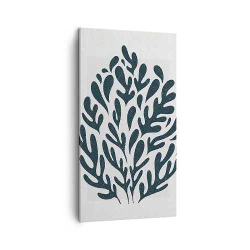 Canvastavla - Bild på duk - Naturens former - 45x80 cm