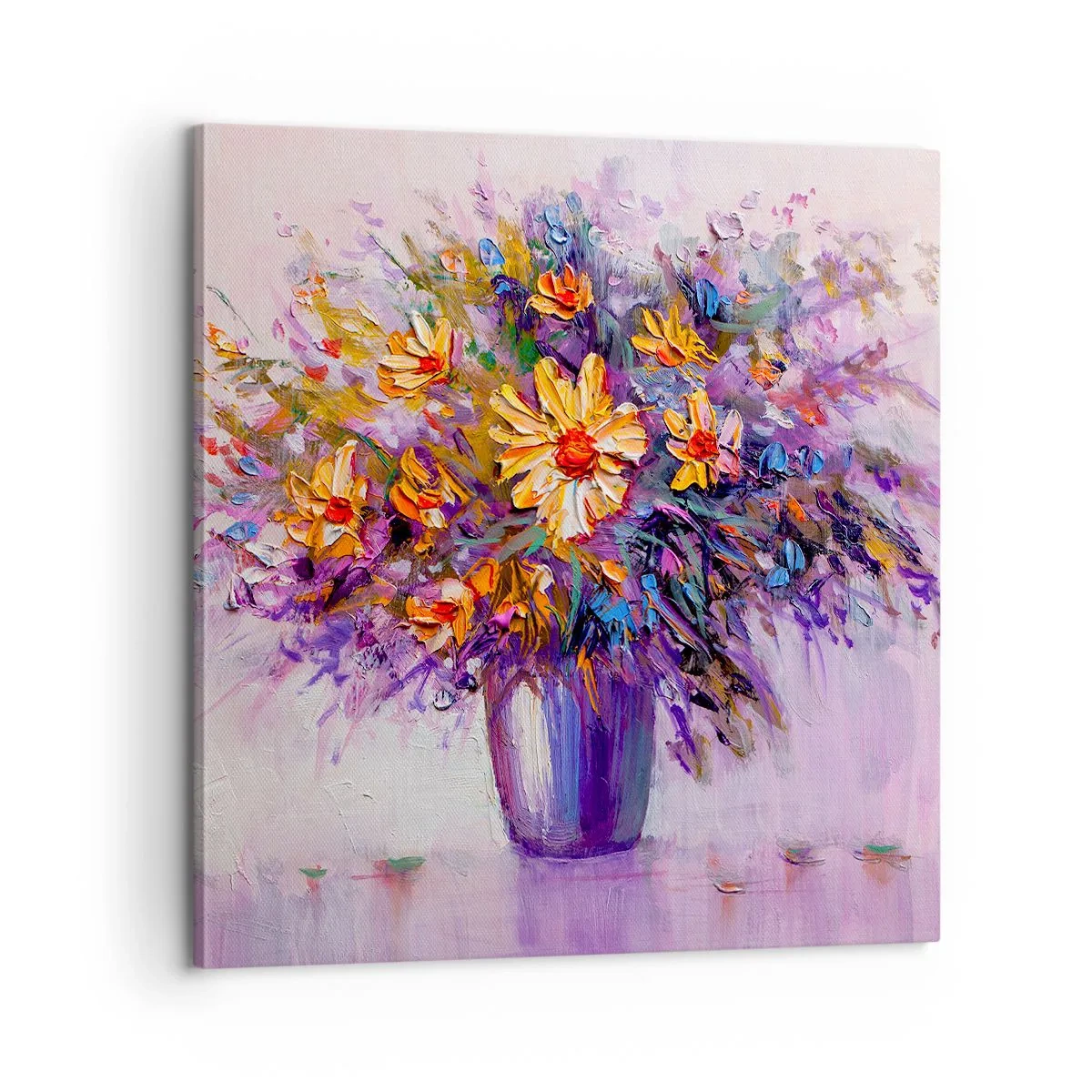 Canvastavla - Bild på duk - Doftar sött, ser sött ut - 60x60 cm