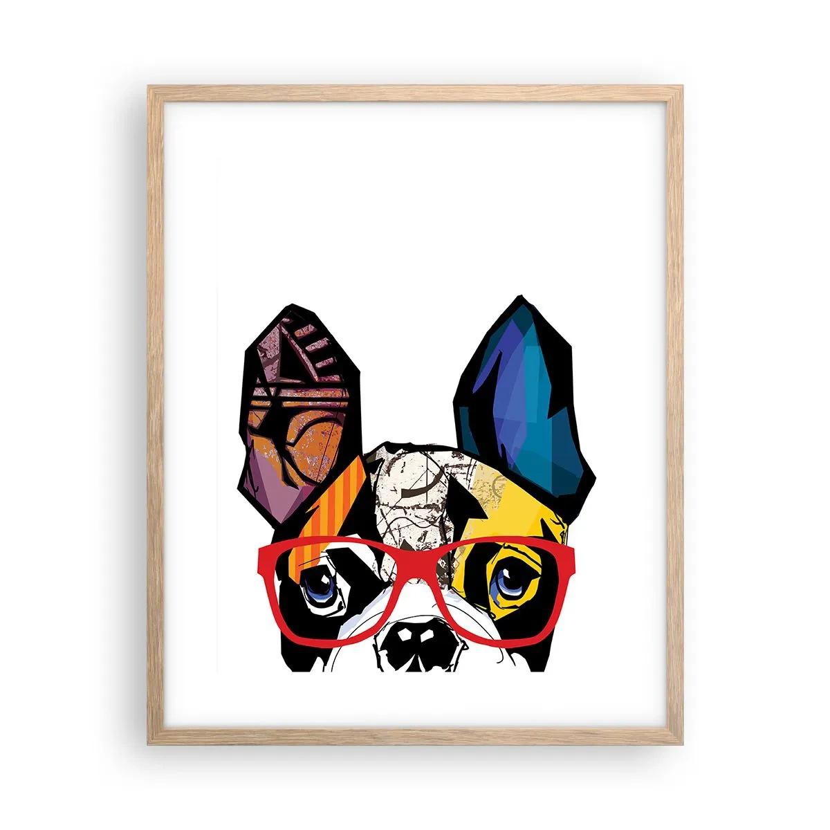 Affisch i ram av ljusek - Intellektuell - 40x50 cm