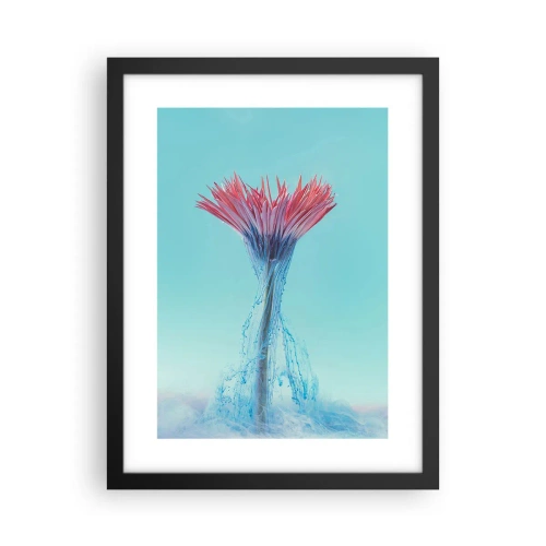 Affisch i svart ram - I upplivande famn - 30x40 cm