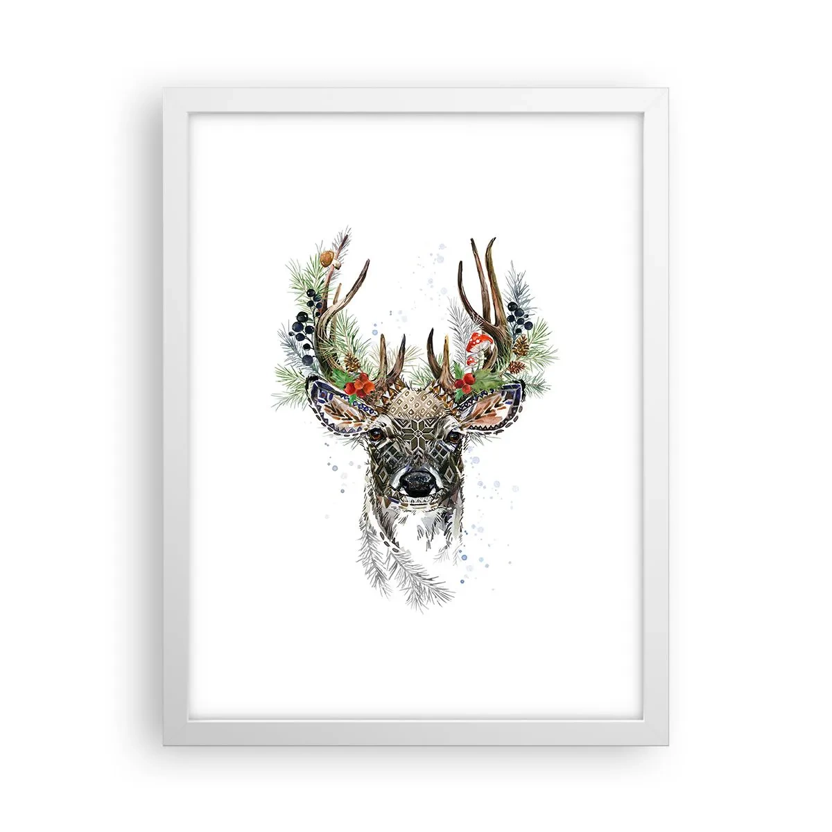 Affisch i vit ram - I högtidskläder - 30x40 cm