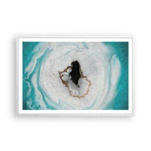 Affisch i vit ram - Att tränga in - 91x61 cm