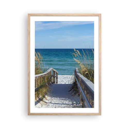 Affisch i ram av ljusek - I solen, i vinden - 50x70 cm