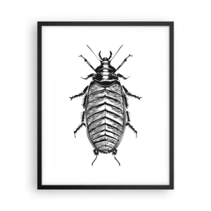 Affisch i svart ram - Vilket exemplar! - 40x50 cm