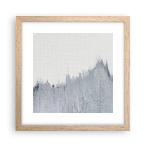 Affisch i ram av ljusek - Mystisk skiva - 30x30 cm