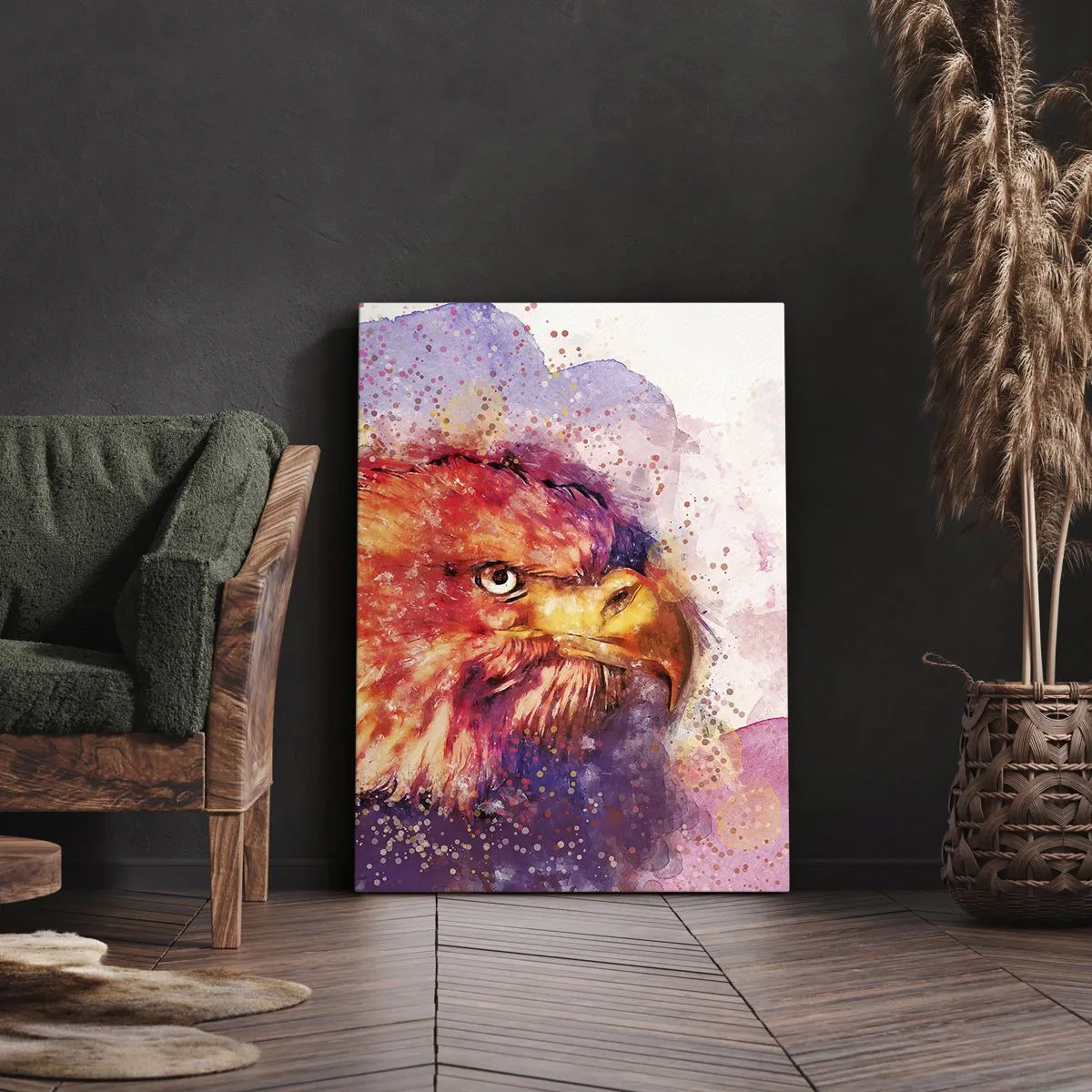 Canvastavla - Bild på duk - Du vill inte vet vad jag tänker på - 50x70 cm