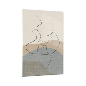 Glastavla - Bild på glas - Beröra med pensel - 70x100 cm