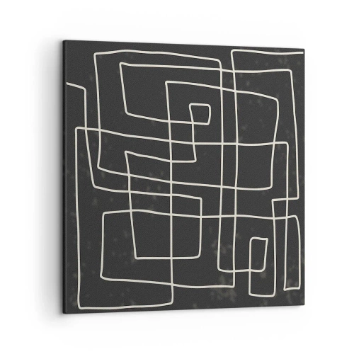 Canvastavla - Bild på duk - Inte så enkelt - 50x50 cm