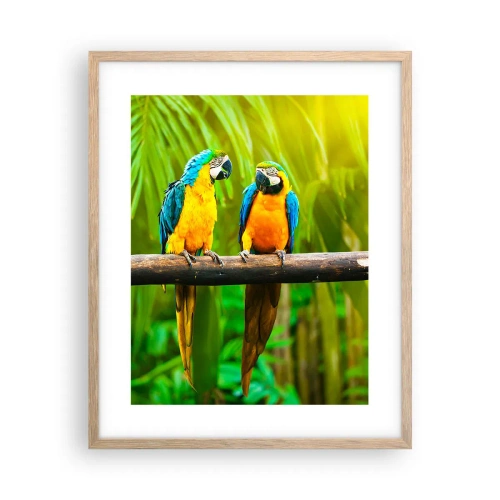 Affisch i ram av ljusek - Har du hört att hon...? - 40x50 cm