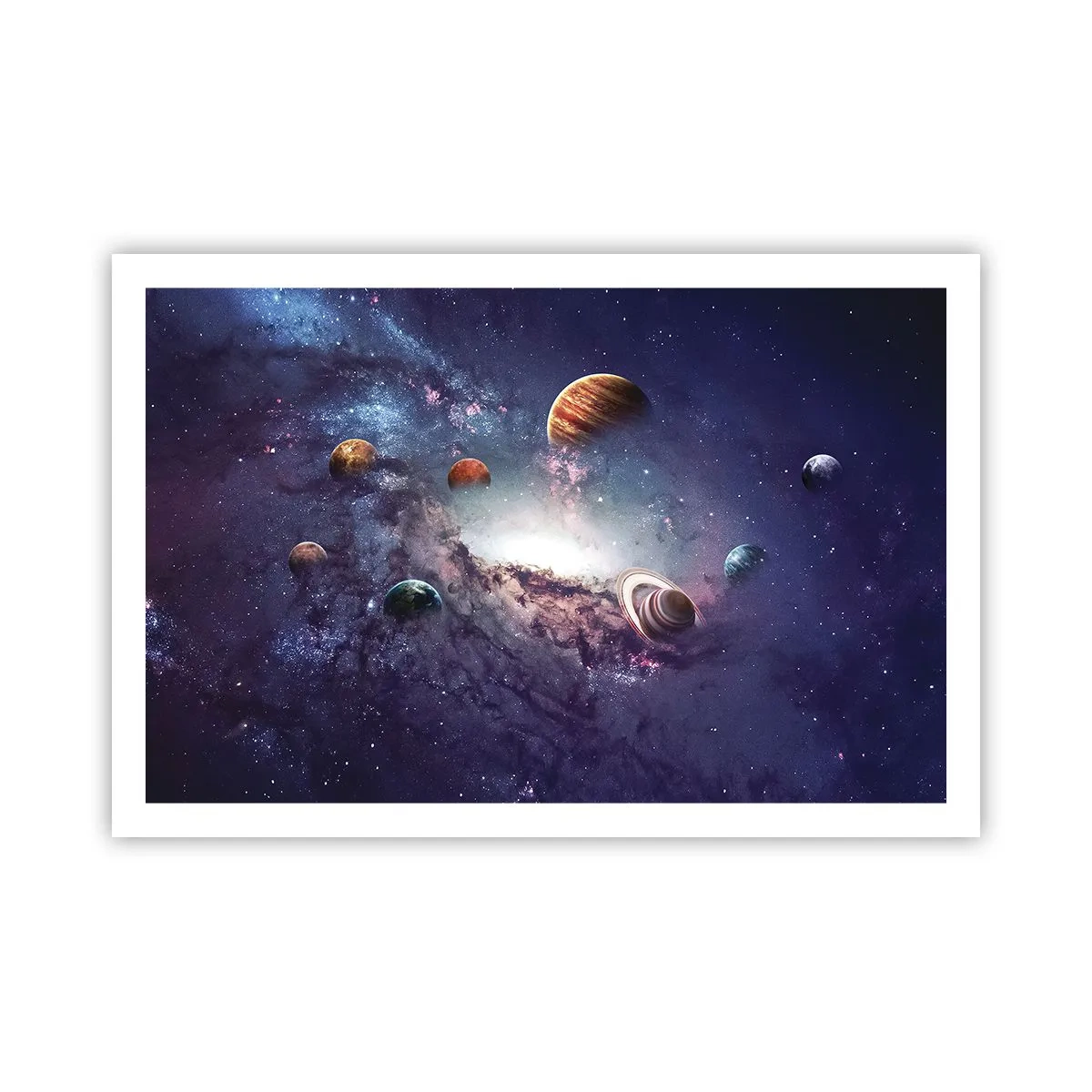 Affisch - Sol- och danssystem - 91x61 cm