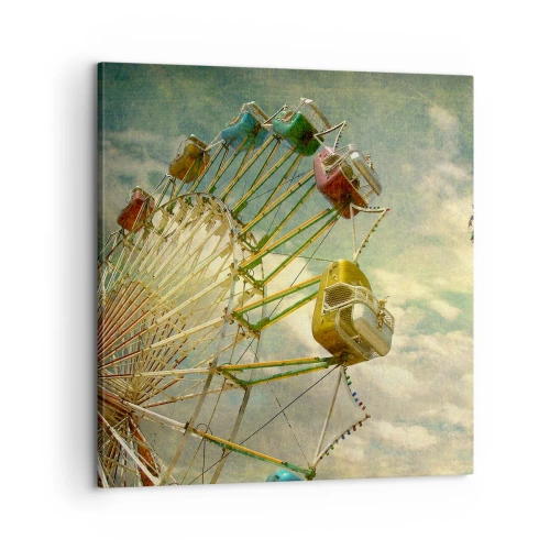 Canvastavla - Bild på duk - Kommer att bli, kommer att bli kul.... - 60x60 cm