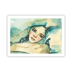 Affisch - Am I blue? - 70x50 cm
