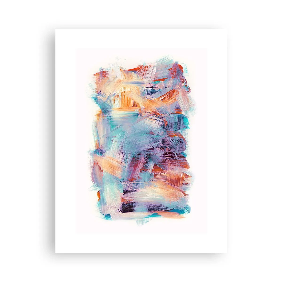 Affisch - Färgglad röra - 30x40 cm