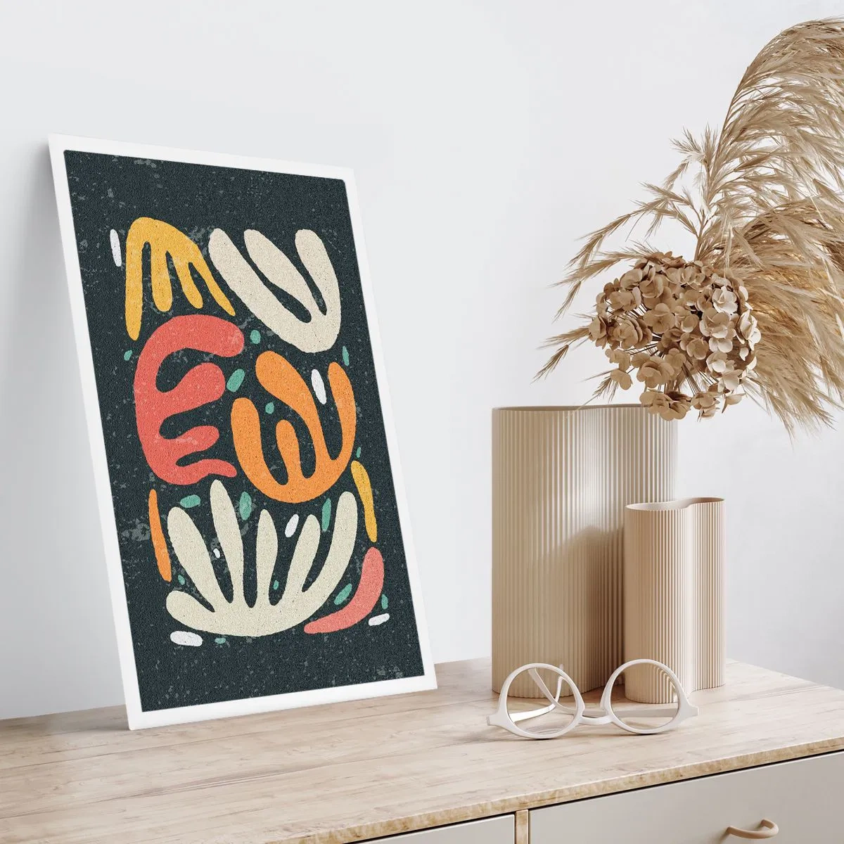 Affisch - Komposition - Jag tar snart tag i dig  - 50x70 cm