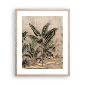Affisch i ram av ljusek - Bild i kolonial stil - 40x50 cm