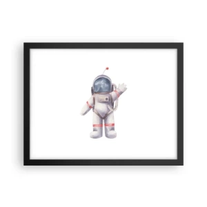 Affisch i svart ram - Det var allt för nu! - 40x30 cm