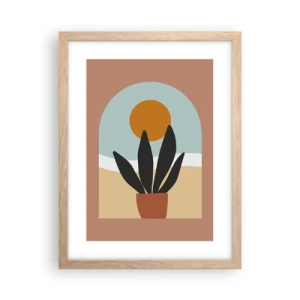 Affisch i ram av ljusek - Små glädje - 30x40 cm