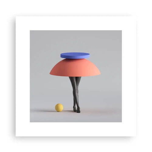 Affisch - Surrealistisk komposition - 30x30 cm
