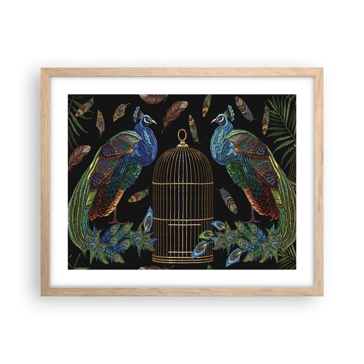 Affisch i ram av ljusek - I kungliga kläder - 50x40 cm